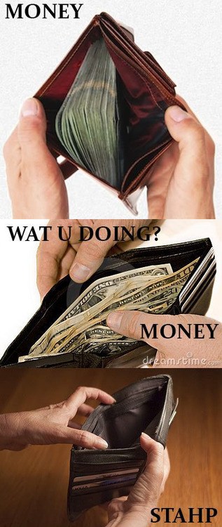 empty wallet meme