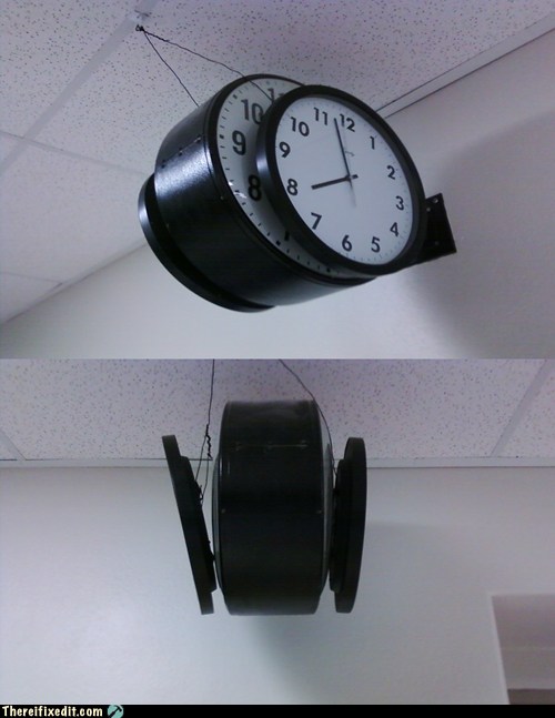 Clock Replacement FAIL There, I Fixed It white trash repairs