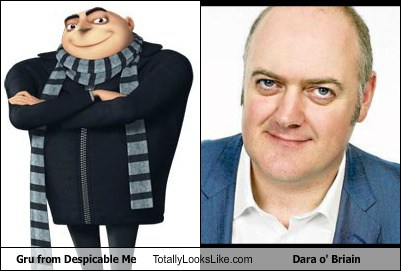 Gru from Despicable Me Totally Looks Like Dara o' Briain - Totally ...