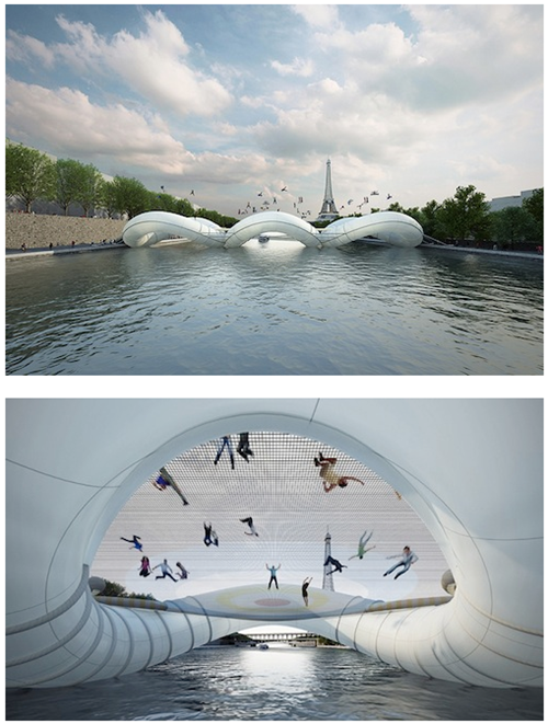Nice Structure of the Day Trampoline Bridge The Daily What Daily