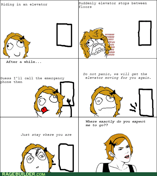 Elevator Rage - Rage Comics - rage comics