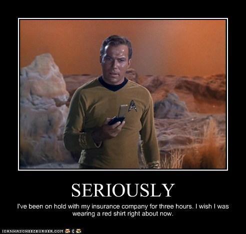 Set Phasers to LOL - Captain Kirk - sci fi fantasy - Cheezburger