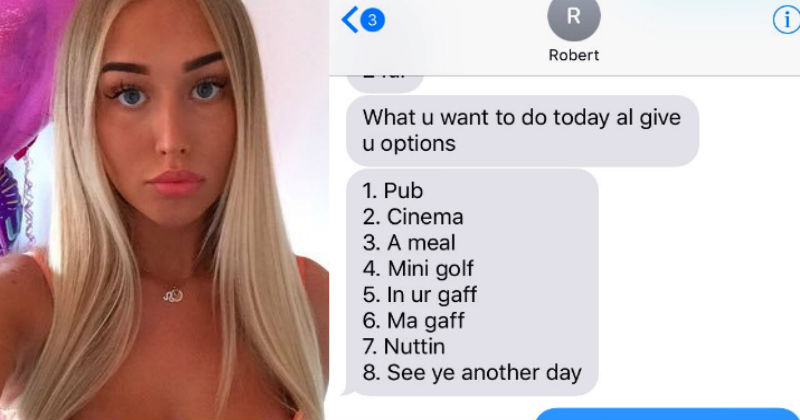 Woman #39 s Boyfriend Makes Everyone Jealous With Crazy Date Planning
