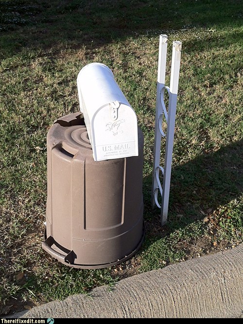 Convenient Solution? There, I Fixed It white trash repairs