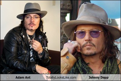 Adam Ant Totally Looks Like Johnny Depp - Totally Looks Like