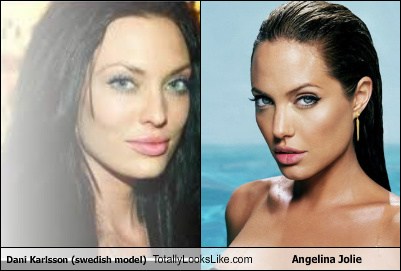 Dani Karlsson (Swedish Model) Totally Looks Like Angelina Jolie - Totally  Looks Like