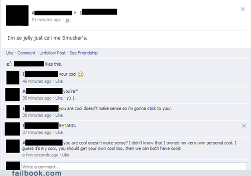 Do You Know Where Your Cool Is? - Failbook - Failing On Facebook