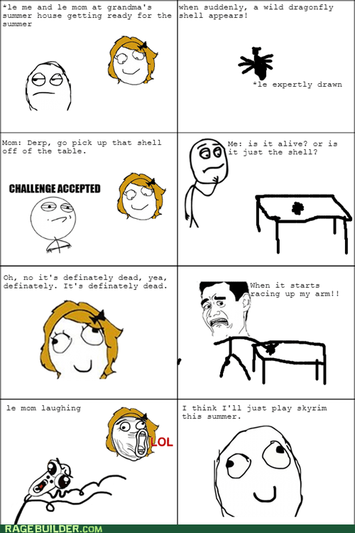 Skyrim Was a Better Option In the First Place - Rage Comics - rage comics