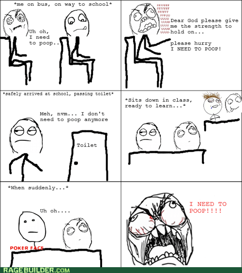 Rage Comics - poker face - Rage Comics - rage comics - Cheezburger