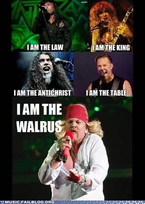 Music axl rose Music FAILS Cheezburger