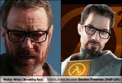 Walter White (Breaking Bad) Totally Looks Like Gordon Freeman (Half ...