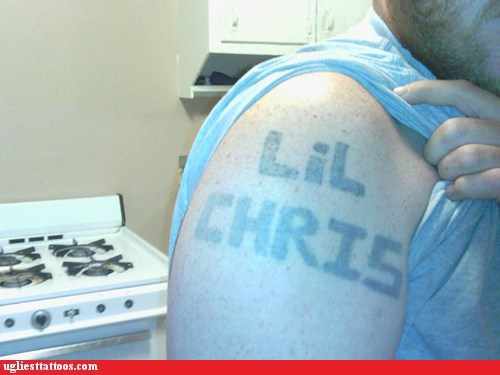 Lil' Chris Big Fail - Ugliest Tattoos - Funny Tattoos 