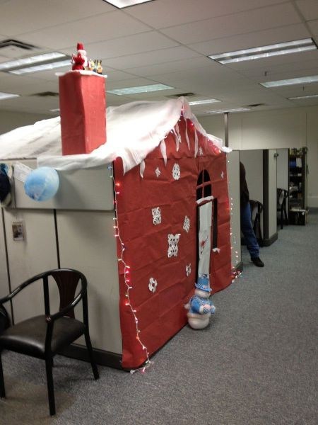 Santa Visits Cubicles Now? - Cheezburger - Funny Memes | Funny Pictures