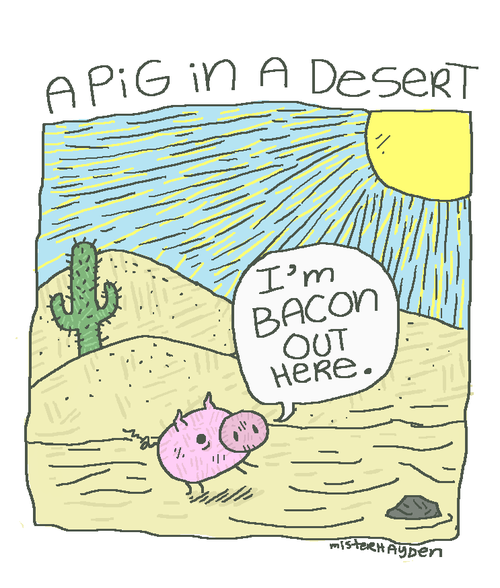 Puns bacon Funny Puns Pun Pictures Cheezburger