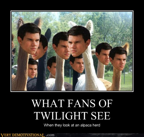 WHAT FANS OF TWILIGHT SEE - Very Demotivational - Demotivational Posters |  Very Demotivational | Funny Pictures | Funny Posters | Funny Meme