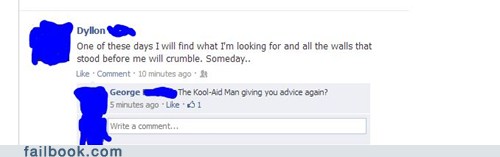 Kool-Aid Man - Failbook - Failing On Facebook