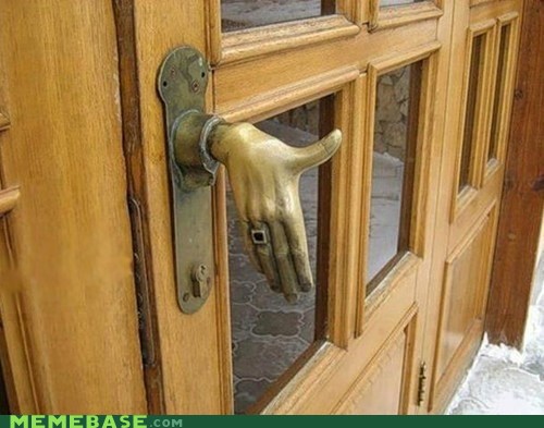 Man Door Hand Where Is Your Hook Car Door Memebase