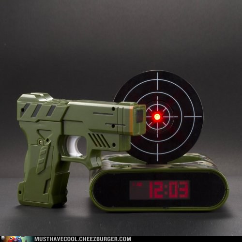 Lock N’ Load Target Alarm Clock - Must Have Cool - Cool Collectible