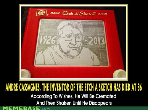 Etch A Sketch inventor André Cassagnes dead at 86 - The Verge