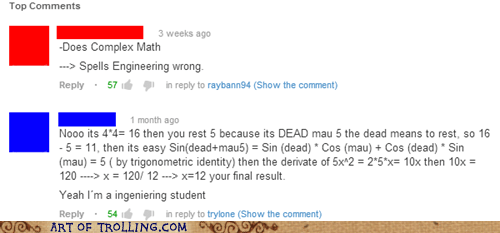 Complex Math - Art of Trolling - Troll | Trolling | Yahoo Answers | Omegle