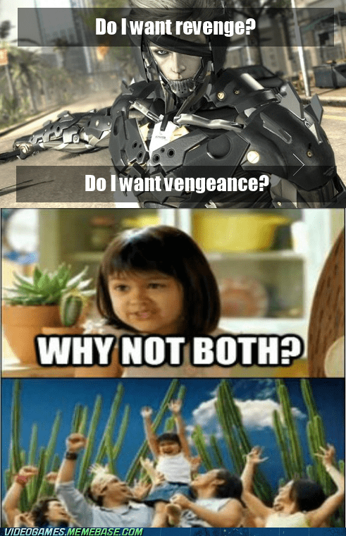 Raiden Will Have His... Revengeance - Video Games - video game memes