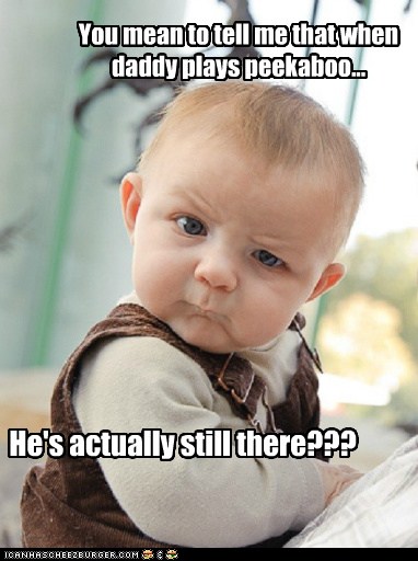 Object Permanence? What's That? - Memebase - Funny Memes