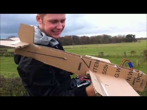 cardboard rc airplane