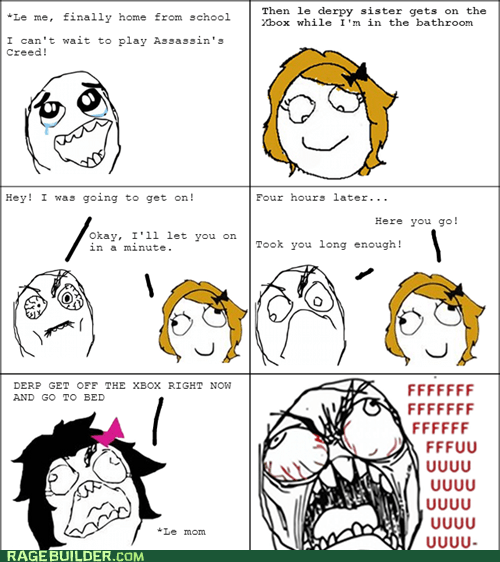 Little Sisters - Rage Comics - rage comics