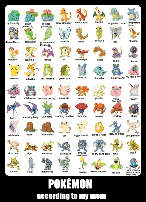 Do Your Parents Know Each Pokémon's Name? Pokémemes Pokémon, Pokémon GO