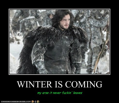 WINTER IS COMING - Cheezburger - Funny Memes | Funny Pictures