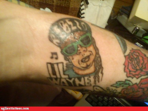 lil waynes arm tattoos