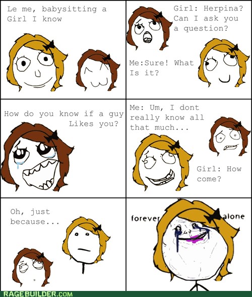 Rage Comics - forever alone - Rage Comics - rage comics - Cheezburger