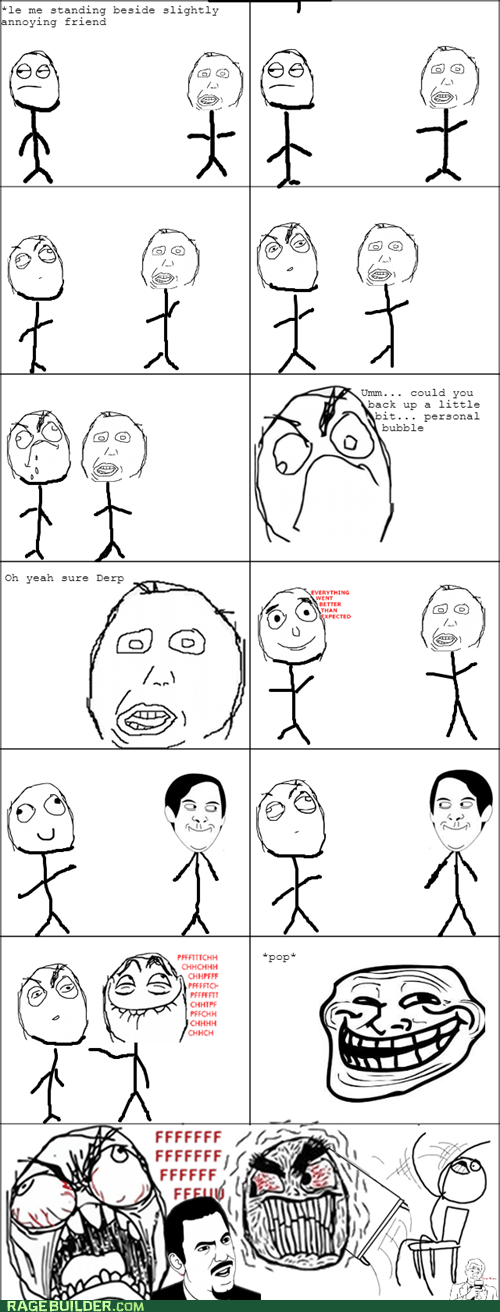 Personal Bubble - Rage Comics - rage comics