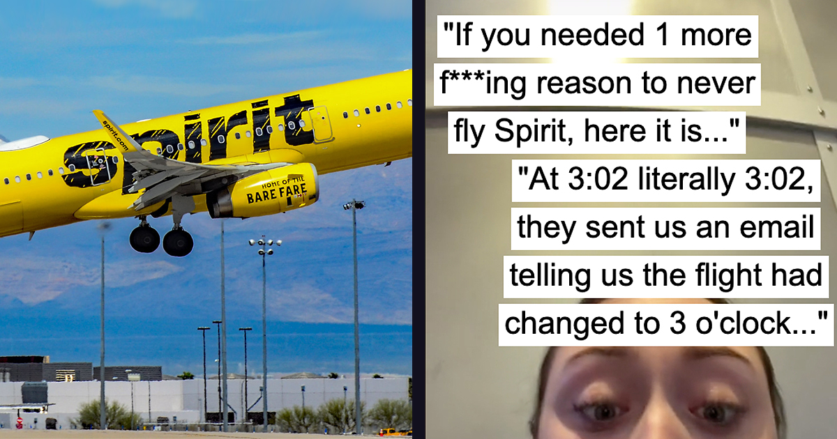 Spirit Airlines Alerted Passengers of a Change in Flight Departure Time