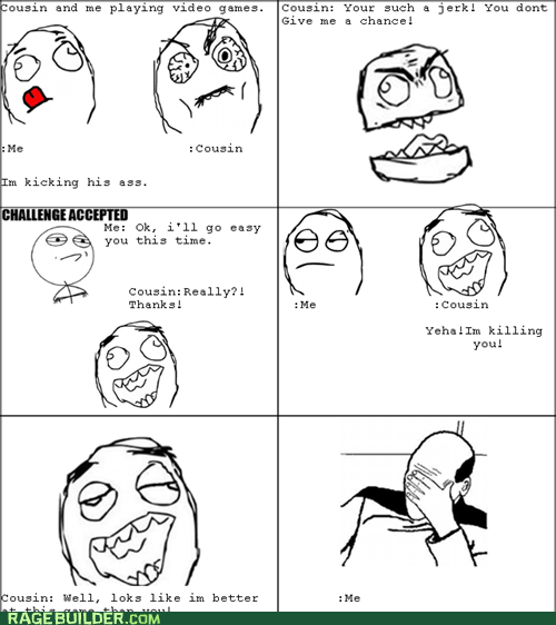 Dumb Cousin - Rage Comics - rage comics