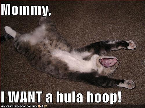 i want a hula hoop