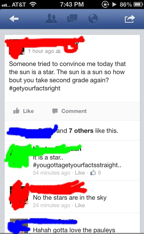 Get Your Facts Straight - Failbook - Failing On Facebook