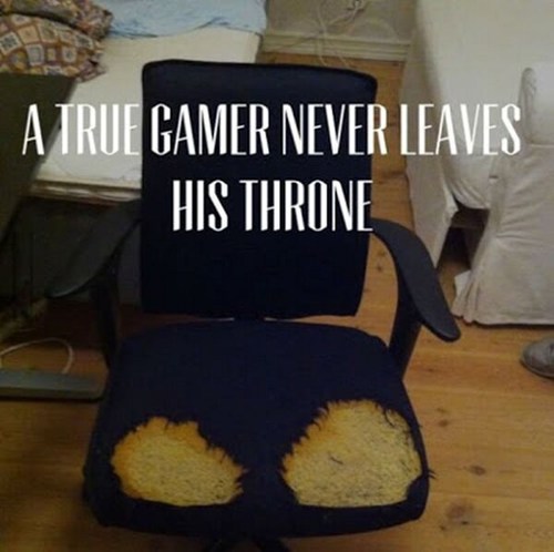 Every Gamer Has a Special Chair - Video Games - video game memes