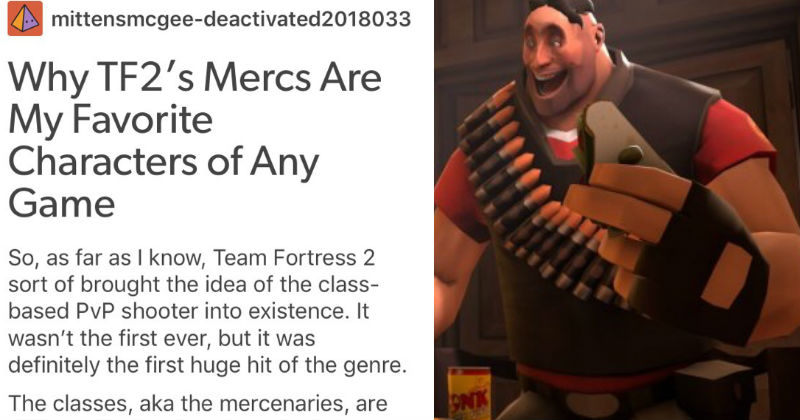 Tumblr User Comprehensively Explains Why Team Fortress 2 Mercenaries Are  The Greatest Video Game Characters - FAIL Blog - Funny Fails