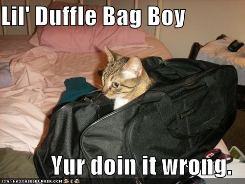 little duffle bag boy