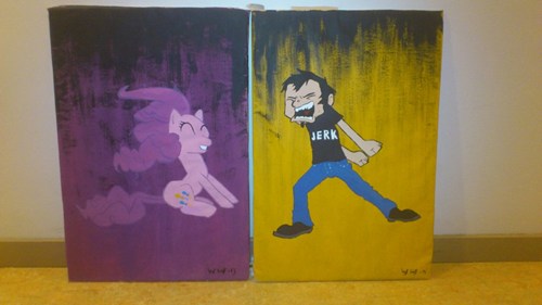 Dan vs Pinkie Paint Geek Universe Geek Fanart Cosplay