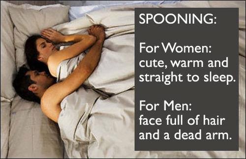 Cuddling is Never a Two-Way Street - Dating Fails - dating memes