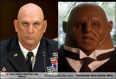 Us Army Chief Of Staff Gen Ray Odierno Totally Looks Like Commander Strax Totally Looks Like