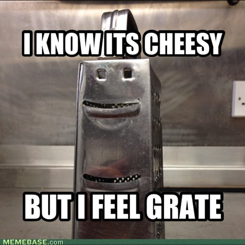Puns cheese grater Funny Puns Pun Pictures Cheezburger