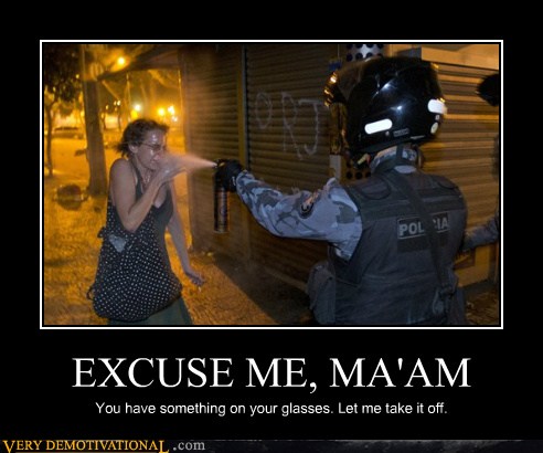 EXCUSE ME, MA'AM - Very Demotivational - Demotivational Posters | Very