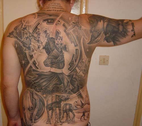Really? Darth Maul? - Ugliest Tattoos - funny tattoos | bad tattoos |  horrible tattoos | tattoo fail