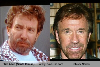 Tim Allen In The Santa Clause Totally Looks Like Chuck Norris Totally Looks Like