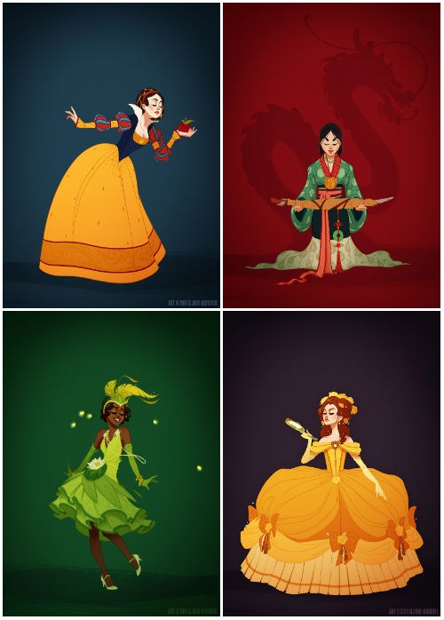 Disney Princess Outfits - Historically Accurate Dresses