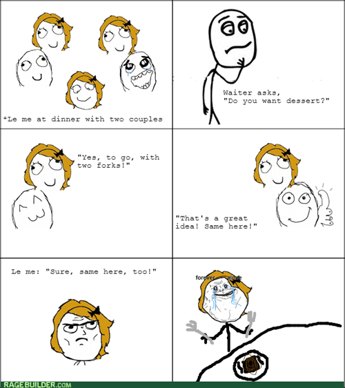 Forkever Alone - Rage Comics - rage comics