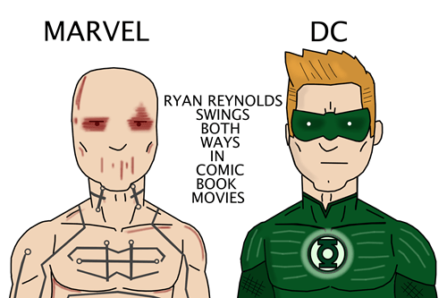 ryan reynolds marvel and dc